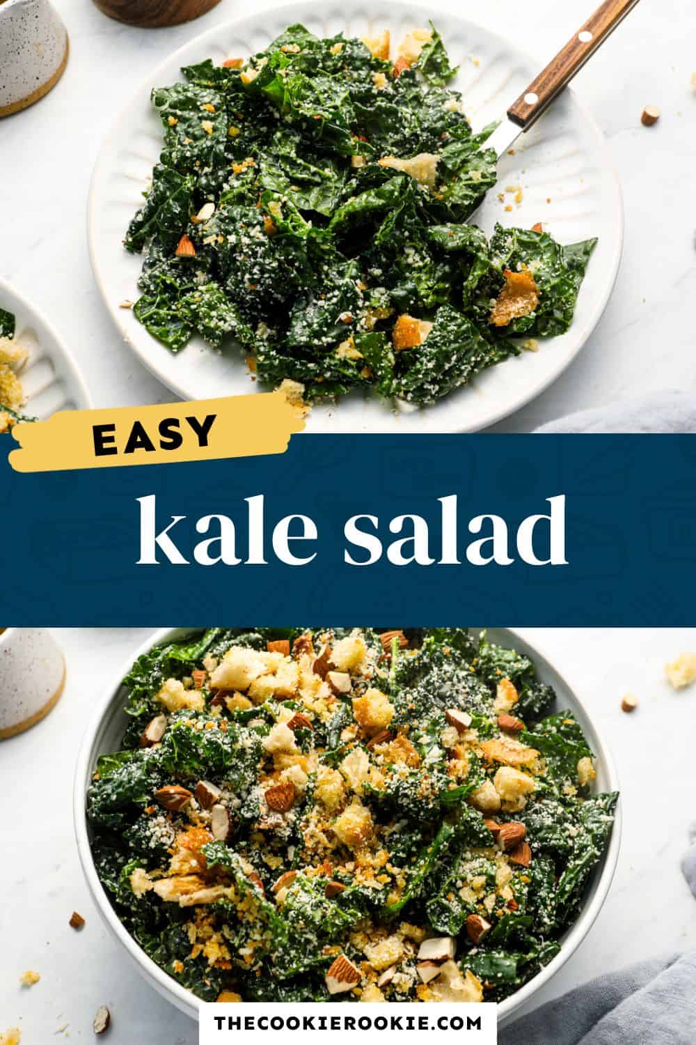 kale salad pin image