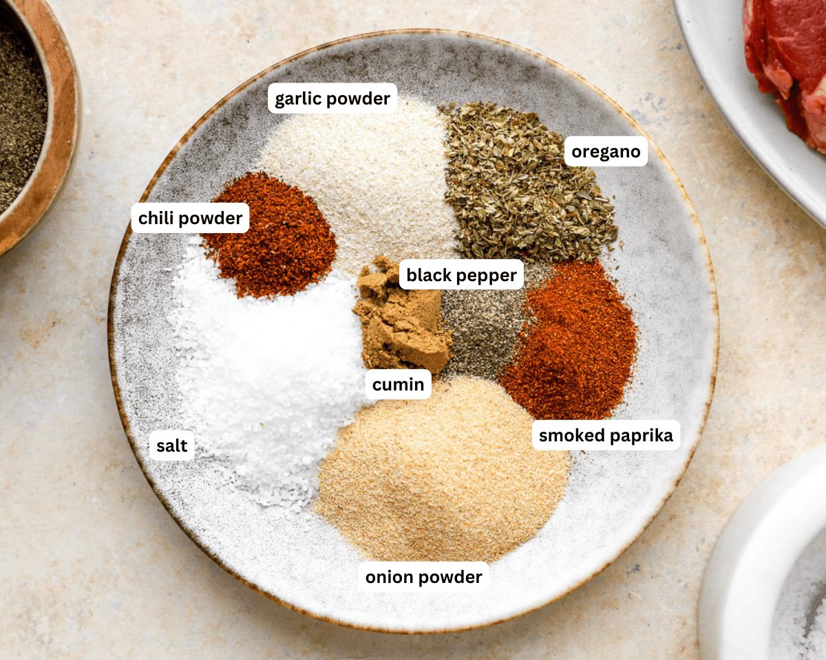 different spices to make steak seasoning