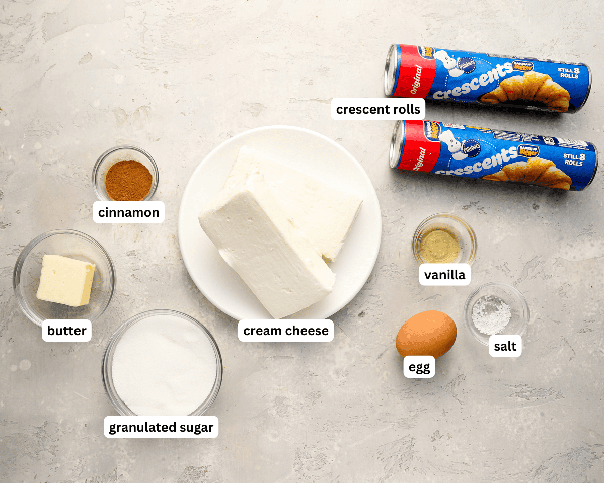 Churro cheesecake ingredients