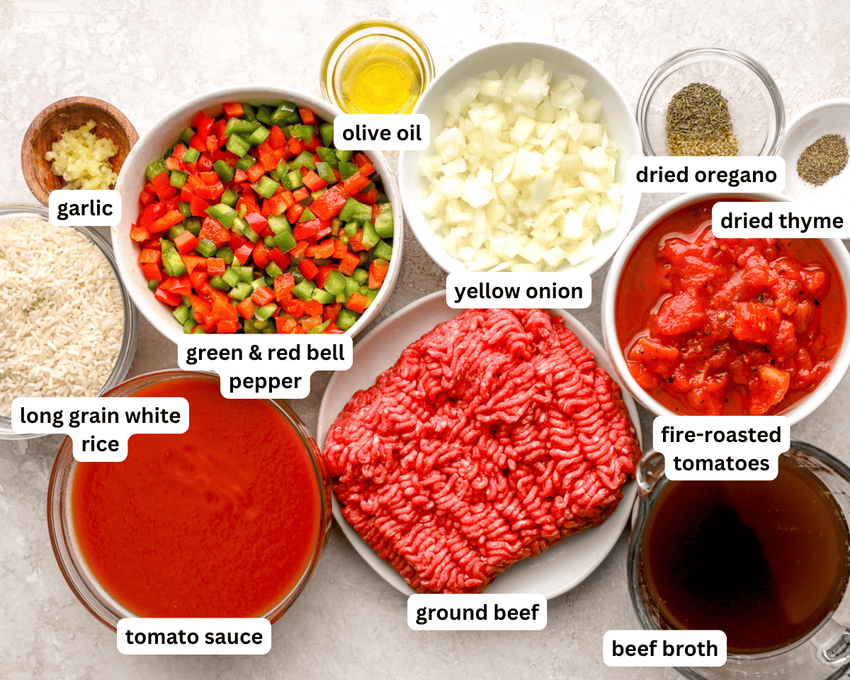 Crockpot stuffed pepper soup ingredients