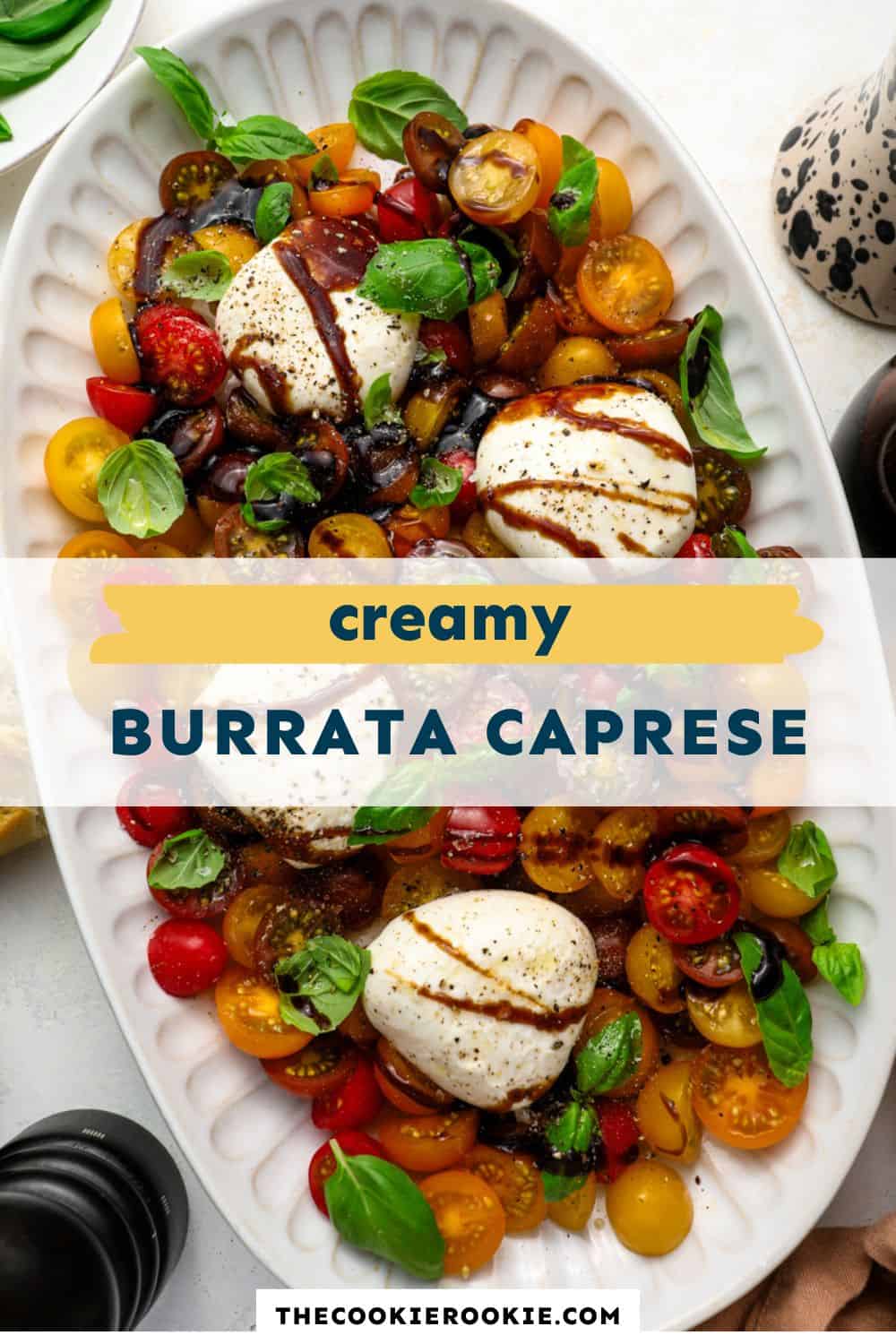 burrata caprese pin image
