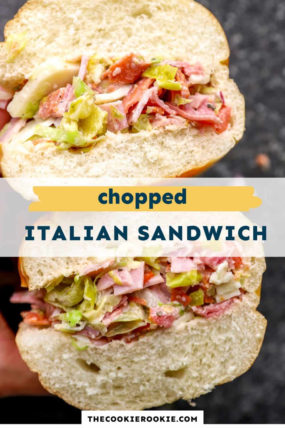 Chopped Italian Sandwich - 1