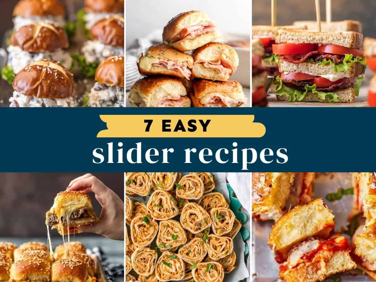 slider recipes collage
