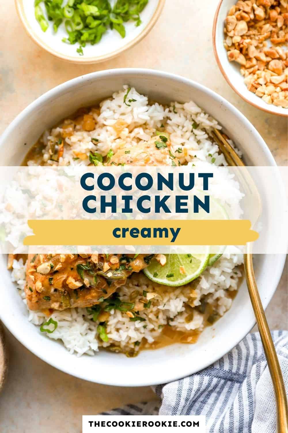 coconut chicken pin image
