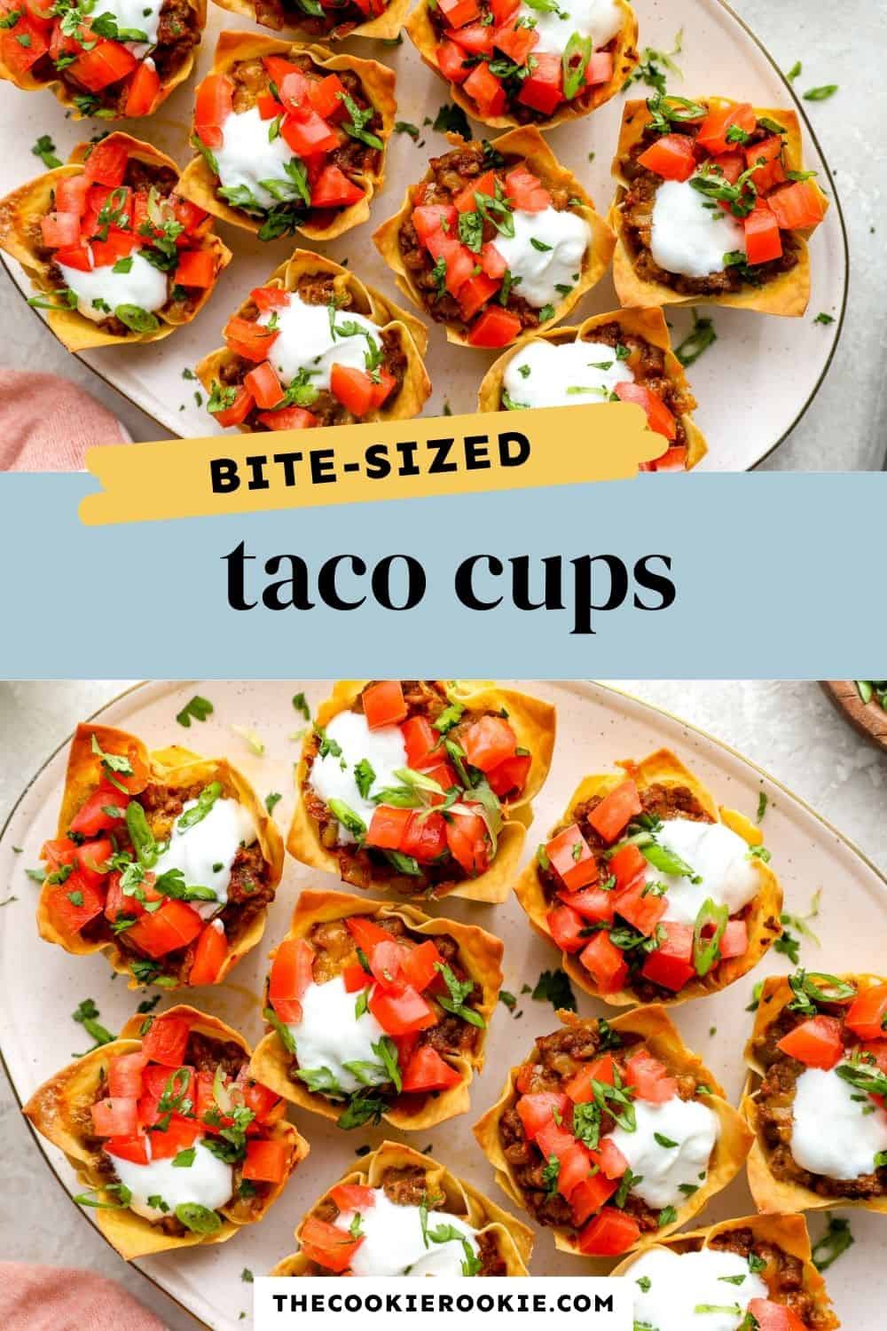 taco cups pin image