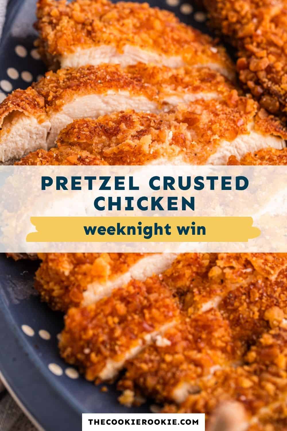 Pretzel Crusted Chicken pin image