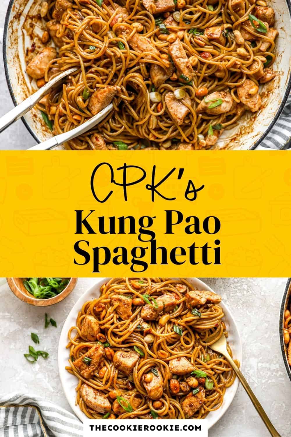 kung pao spaghetti pin image