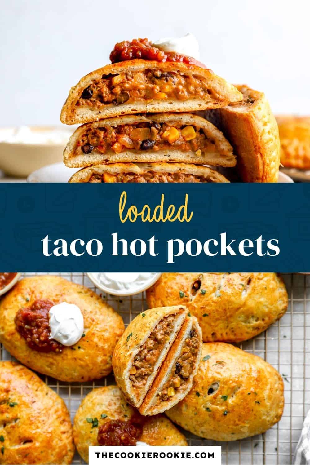 loaded taco hot pockets pin image
