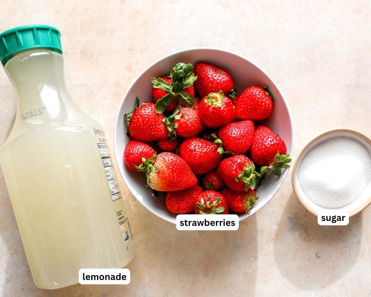 Ingredienti della limonata alla fragola Red Robin