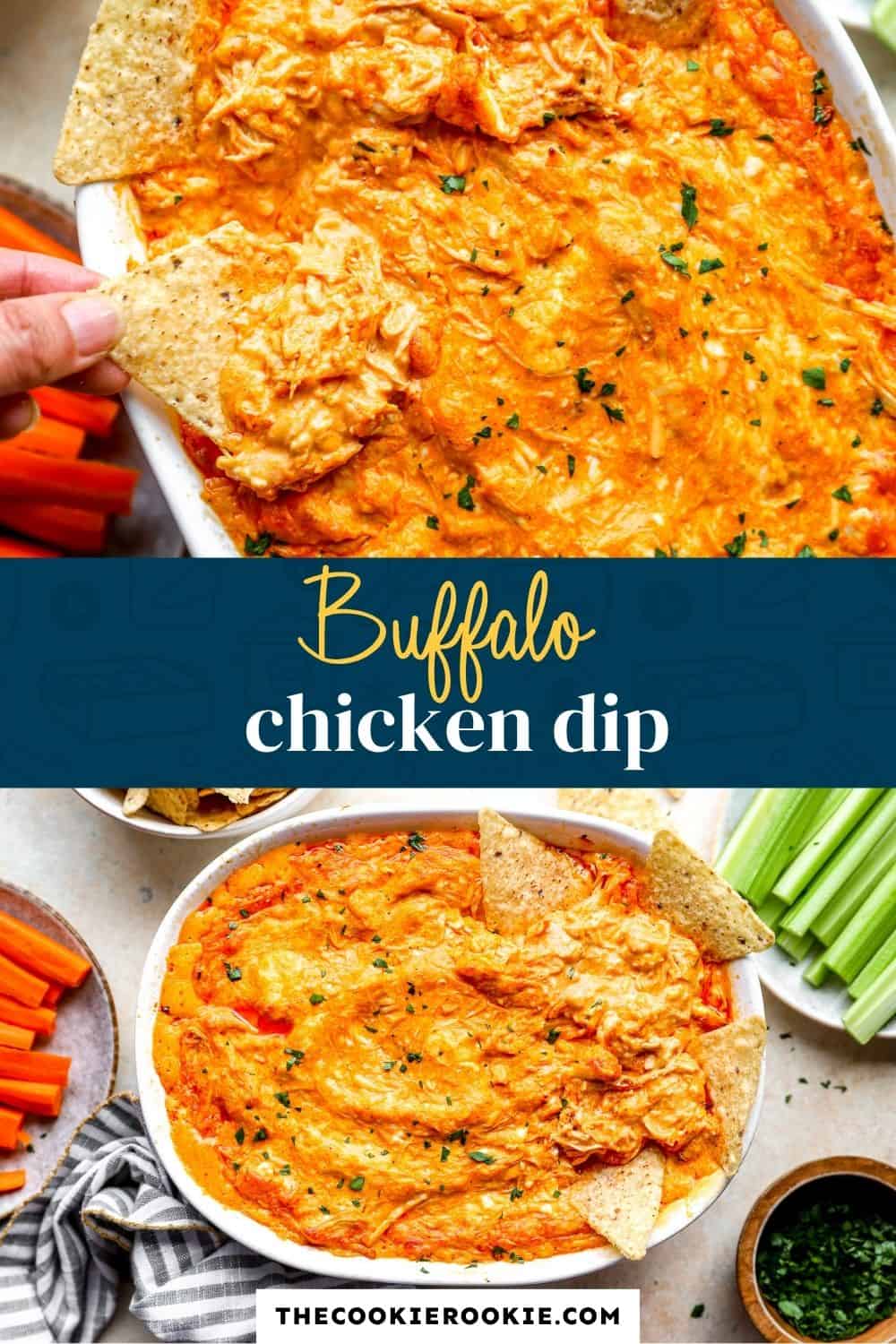 Buffalo chicken dip pin image