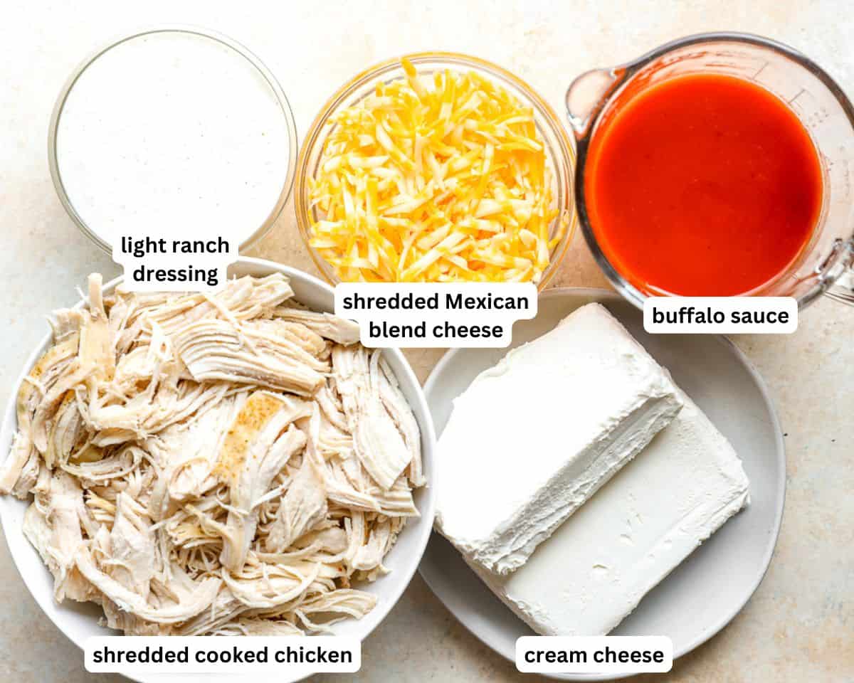 Buffalo chicken dips ingredients