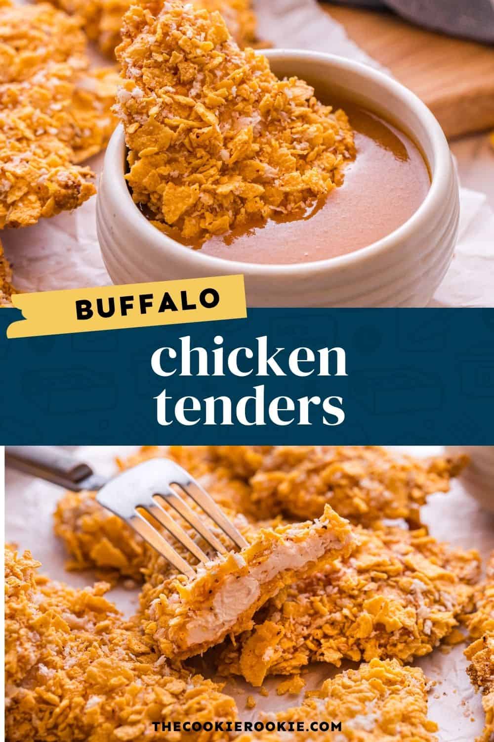 buffalo chicken tenders pin image