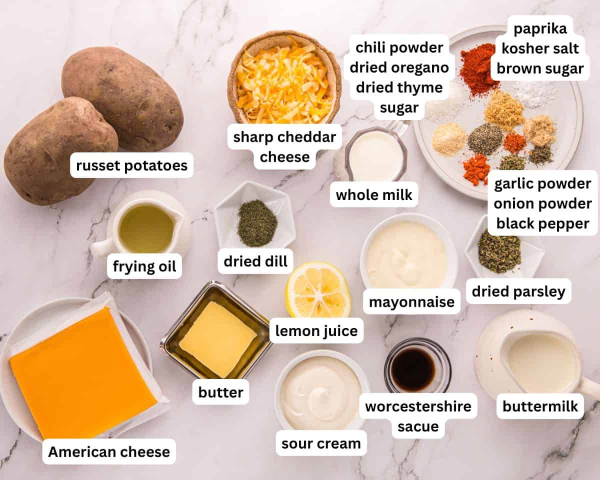 Louisiana Voodoo Fries ingredients
